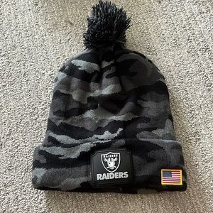 Raiders beanie